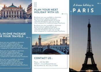 Free, printable, customizable travel brochure templates | Canva
